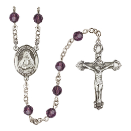 Saint Frances Cabrini<br>R9402-8011 6mm Rosary<br>Available in 12 colors