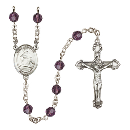 Saint Charles Borromeo<br>R9402-8020 6mm Rosary<br>Available in 12 colors