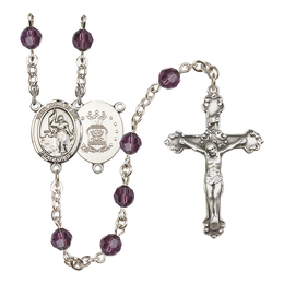 Saint Joan of Arc / Air Force<br>R9402-8053--1 6mm Rosary<br>Available in 12 colors