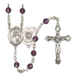 Saint Joan of Arc /Coast Guard<br>R9402-8053--3 6mm Rosary<br>Available in 12 colors