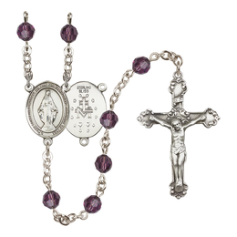 Miraculous<br>R9402-8078 6mm Rosary<br>Available in 12 colors
