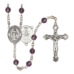 Virgen Milagrosa<br>R9402-8078SP 6mm Rosary<br>Available in 12 colors