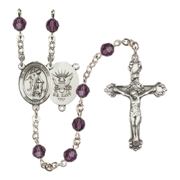 Guardian Angel / Navy<br>R9402-8118--6 6mm Rosary<br>Available in 12 colors