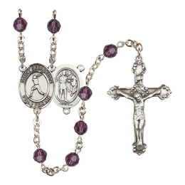 Saint Sebastian/Baseball<br>R9402-8160 6mm Rosary<br>Available in 12 colors