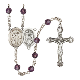 Saint Sebastian/Wrestling<br>R9402-8171 6mm Rosary<br>Available in 12 colors
