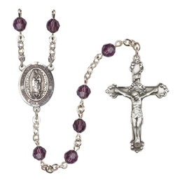 Virgen de Guadalupe<br>R9402-8206SP 6mm Rosary<br>Available in 12 colors