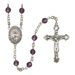 Corazon Inmaculado de Maria<br>R9402-8337SP 6mm Rosary<br>Available in 12 colors
