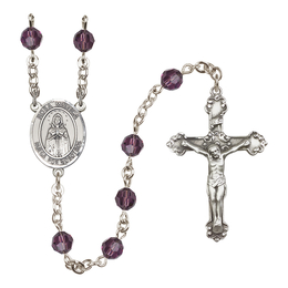 Our Lady Rosa Mystica<br>R9402-8413SP 6mm Rosary<br>Available in 12 colors
