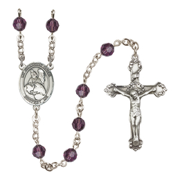 Guardian Angel Protector<br>R9402-8440 6mm Rosary<br>Available in 12 colors