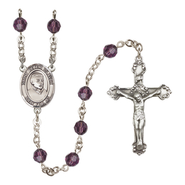 Saint Peter Claver<br>R9402-8442 6mm Rosary<br>Available in 12 colors