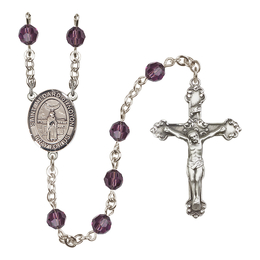 Saint Medard of Noyon<br>R9402-8444 6mm Rosary<br>Available in 12 colors