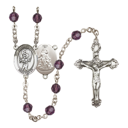 Guardian Angel/Baseball<br>R9402-8700 6mm Rosary<br>Available in 12 colors