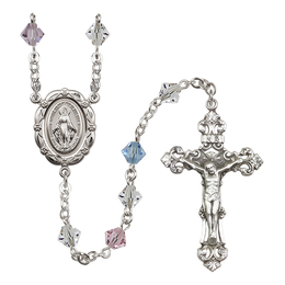 Miraculous<br>R9587 6mm Rosary<br>Available in 14 colors