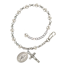 Miraculous<br>RB0056 4mm Rosary Bracelet
