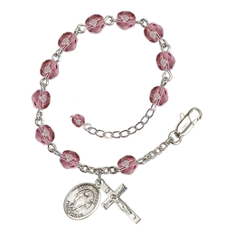 Saint Richard<br>RB6000-9093 6mm Rosary Bracelet<br>Available in 11 colors
