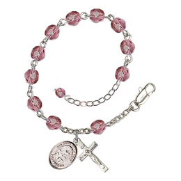 San Juan de la Cruz<br>RB6000-9232 6mm Rosary Bracelet<br>Available in 12 colors