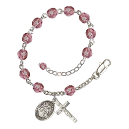 Saint Gabriel Possenti<br>RB6000-9279 6mm Rosary Bracelet<br>Available in 11 colors