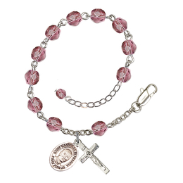 Saint Hannibal<br>RB6000-9327 6mm Rosary Bracelet<br>Available in 11 colors