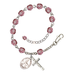 Blessed Emilee Doultremont<br>RB6000-9390 6mm Rosary Bracelet<br>Available in 11 colors
