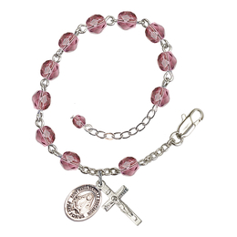 Saint Maria Bertilla Boscardin<br>RB6000-9428 6mm Rosary Bracelet<br>Available in 11 colors