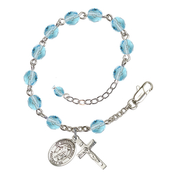 Guardian Angel<br>RB6000-9118 6mm Rosary Bracelet<br>Available in 11 colors