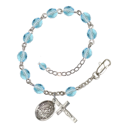 Saint Thomas of Villanova<br>RB6000-9304 6mm Rosary Bracelet<br>Available in 11 colors