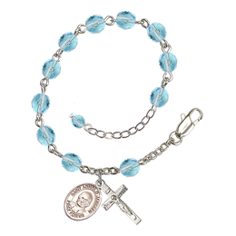 Saint Arnold Janssen<br>RB6000-9328 6mm Rosary Bracelet<br>Available in 11 colors