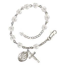 Saint Alexander Sauli<br>RB6000-9012 6mm Rosary Bracelet<br>Available in 11 colors