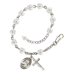 Saint Dorothy<br>RB6000-9023 6mm Rosary Bracelet<br>Available in 11 colors
