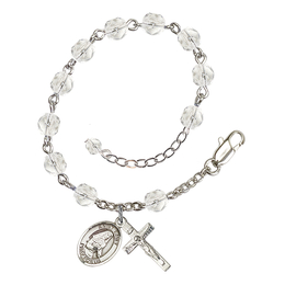 Saint Emily de Vialar<br>RB6000-9047 6mm Rosary Bracelet<br>Available in 11 colors