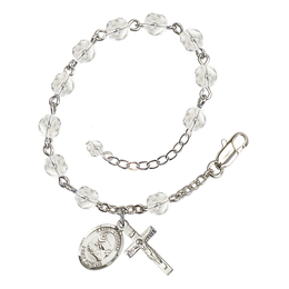 Saint Joshua<br>RB6000-9059 6mm Rosary Bracelet<br>Available in 11 colors