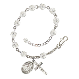 Saint Mary Magdalene<br>RB6000-9071 6mm Rosary Bracelet<br>Available in 11 colors