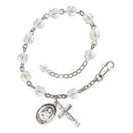 Saint Philip the Apostle<br>RB6000-9083 6mm Rosary Bracelet<br>Available in 11 colors