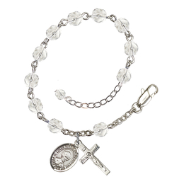 Saint Louis Marie de Montfort<br>RB6000-9330 6mm Rosary Bracelet<br>Available in 11 colors