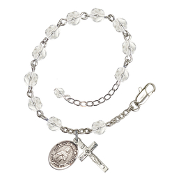 Our Lady of Rosa Mystica<br>RB6000-9413 6mm Rosary Bracelet<br>Available in 11 colors