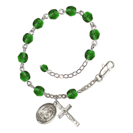 Saint Albert the Great<br>RB6000-9001 6mm Rosary Bracelet<br>Available in 11 colors