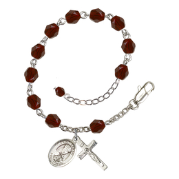 Saint Sarah<br>RB6000-9097 6mm Rosary Bracelet<br>Available in 11 colors