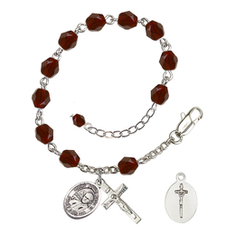 Saint John Paul II<br>RB6000-9234 6mm Rosary Bracelet<br>Available in 11 colors