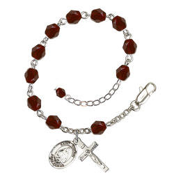 Saint Theodora<br>RB6000-9382 6mm Rosary Bracelet<br>Available in 11 colors