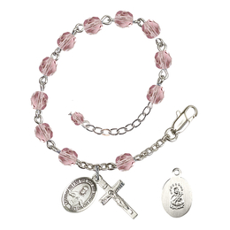Scapular<br>RB6000-9098 6mm Rosary Bracelet<br>Available in 11 colors