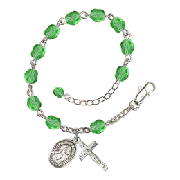 Saint Gabriel of the Blessed Virgin<br>RB6000-9039 6mm Rosary Bracelet<br>Available in 11 colors