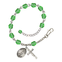 Saint Victor of Marseilles<br>RB6000-9223 6mm Rosary Bracelet<br>Available in 11 colors
