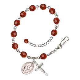 Saint Margaret of Scotland<br>RB6000-9407 6mm Rosary Bracelet<br>Available in 11 colors