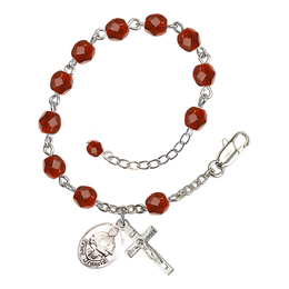 Pope Francis<br>RB6000-9451 6mm Rosary Bracelet<br>Available in 11 colors