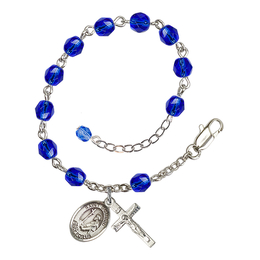 Saint Dominic de Guzman<br>RB6000-9030 6mm Rosary Bracelet<br>Available in 11 colors