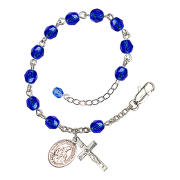 Saint Margaret of Scotland<br>RB6000-9407 6mm Rosary Bracelet<br>Available in 11 colors