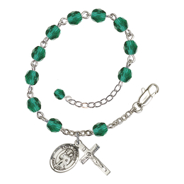 Saint Maurus<br>RB6000-9241 6mm Rosary Bracelet<br>Available in 11 colors
