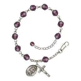 Saint Luke the Apostle<br>RB9400-9068 6mm Rosary Bracelet<br>Available in 12 colors