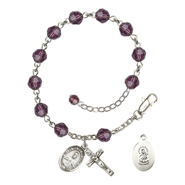 Scapular<br>RB9400-9098 6mm Rosary Bracelet<br>Available in 12 colors