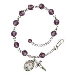 Saint Pio of Pietrelcina<br>RB9400-9125 6mm Rosary Bracelet<br>Available in 12 colors